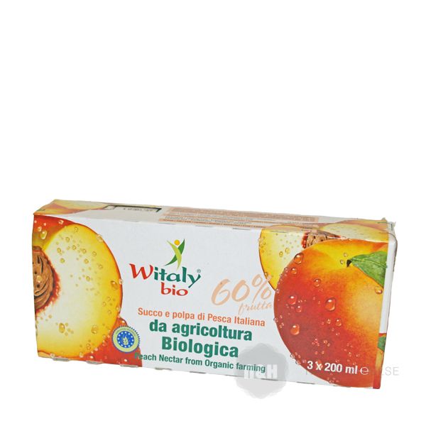 Ferskenjuice 3x200 ml Biogan �kologisk